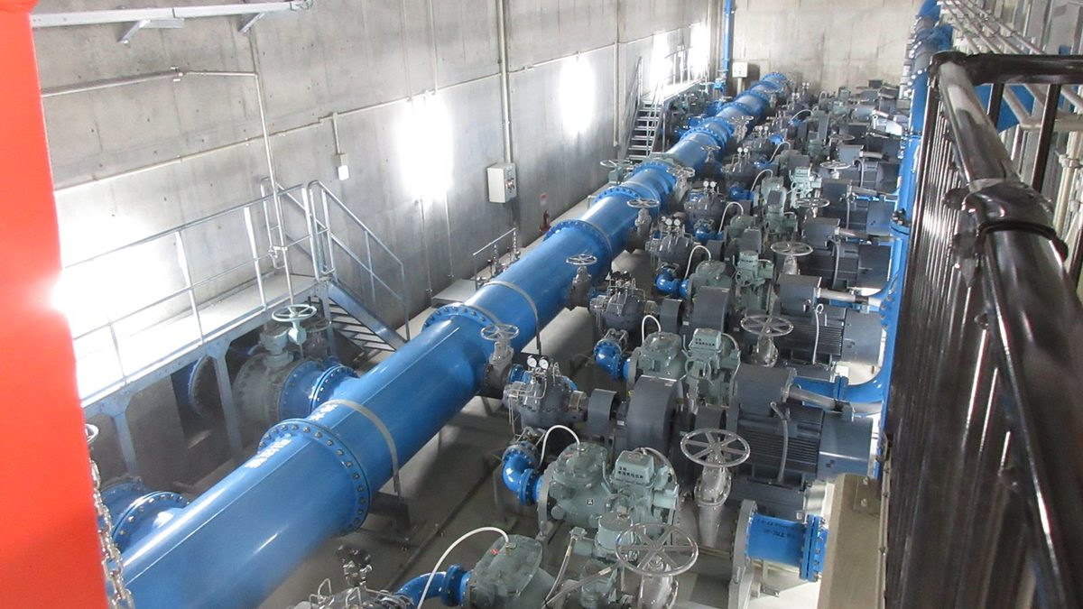 A water treatment plant, an illustrative photo for a story on Headwaters Wire