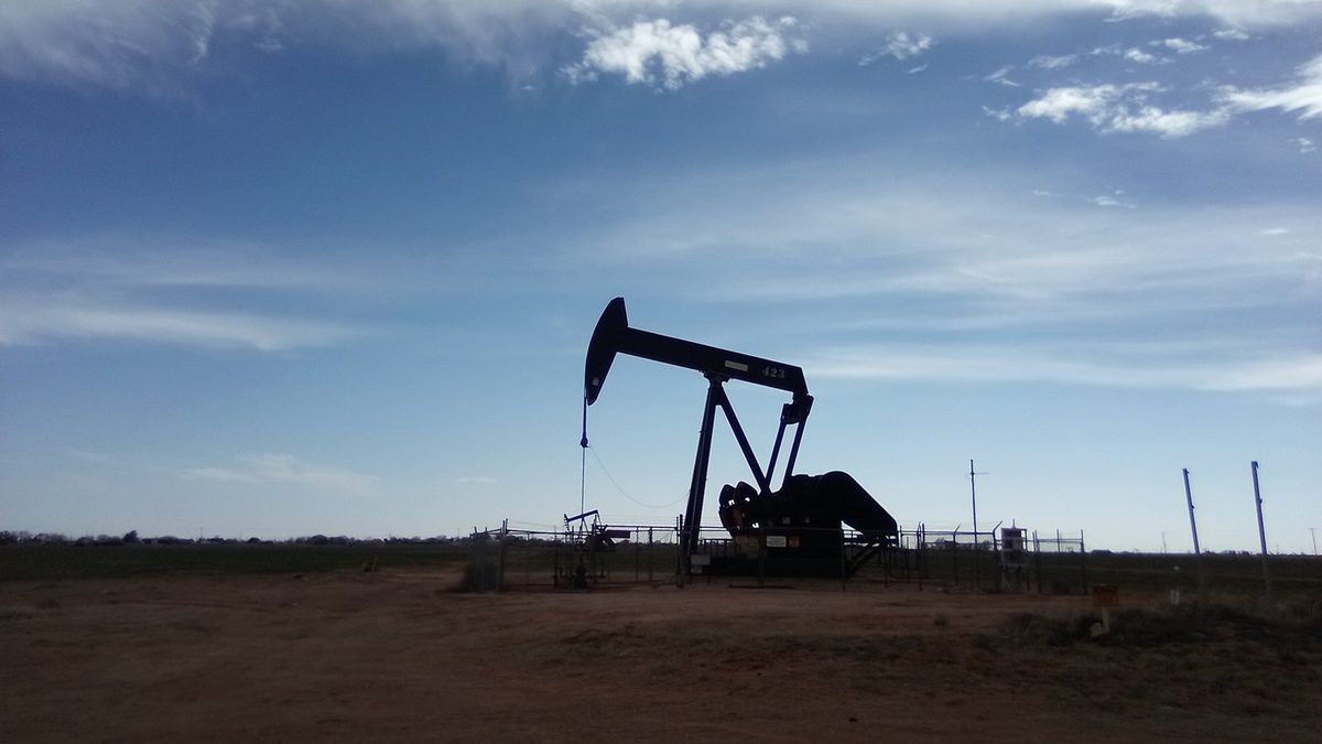 Illustrative image of an oil pumpjack for a Headwaters Wire story