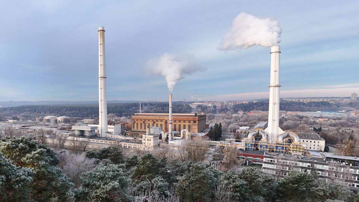A power plant, an illustrative photo for a story on Headwaters Wire